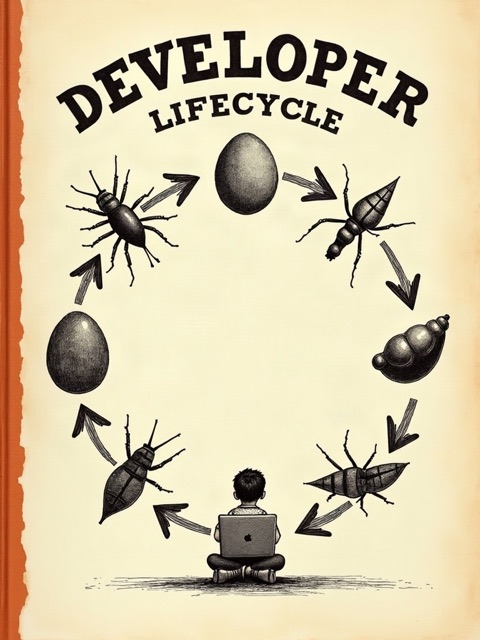 Developer Lifecycle cover — the metamorphosis edition